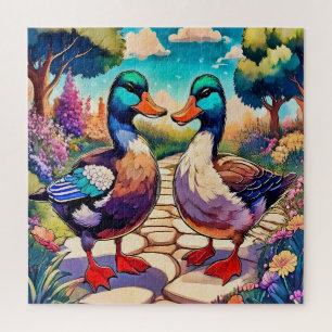 Puzzle Canards de jardin