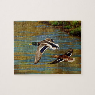 Puzzle Canards-Majards Survolant L'Étang