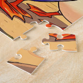 Puzzle Canards se promenant le long d'un sentier pour enf (Côté)