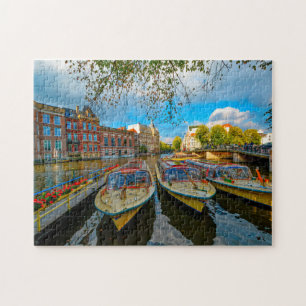 Puzzle Canaux d'Amsterdam.