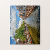 Puzzle Canaux d'Amsterdam. (Vertical)