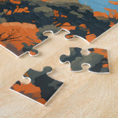 Puzzle Canberra Australie Travel Art Vintage (Côté)