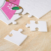 Puzzle Cancer du sein - Éclairage de Noël Ruban (Côté)