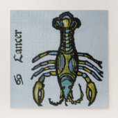 Puzzle Cancer le Crabe, Ancien Signe du Zodiaque (Vertical)