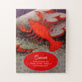 Puzzle Cancer le crabe signe zodiaque fête d'anniversaire (Vertical)