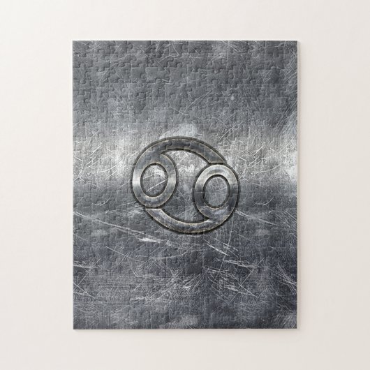 Puzzle Cancer Zodiac Connexion de style industriel (Vertical)