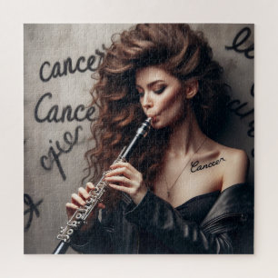 Puzzle Cancer Zodiac Musicien Clarinet