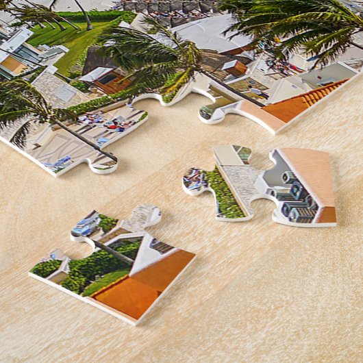 Puzzle Cancun Mexique. (Côté)