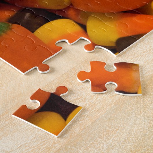 Puzzle Candy Corn Puzzle. Bonbons, automne, bonbons (Côté)
