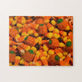 Puzzle Candy Corn Puzzle. Bonbons, automne, bonbons (Horizontal)