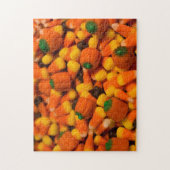 Puzzle Candy Corn Puzzle. Bonbons, automne, bonbons (Vertical)