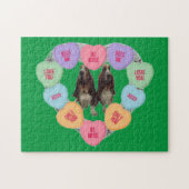 Puzzle Candy Love Coeurs avec des actifs (Horizontal)