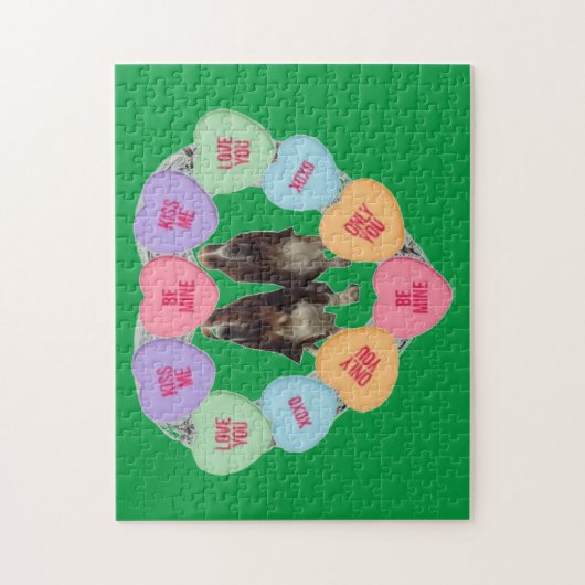 Puzzle Candy Love Coeurs avec des actifs (Vertical)