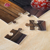 Puzzle Cane Corso Cheminée avec Lumières de Noël (Côté)