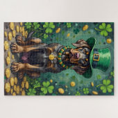 Puzzle Cane Corso St Patrick’s Day Chien Chanceux (Horizontal)