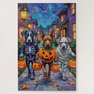Puzzle Cane Corso Trick-or-Treating en costumes d'Hallowe