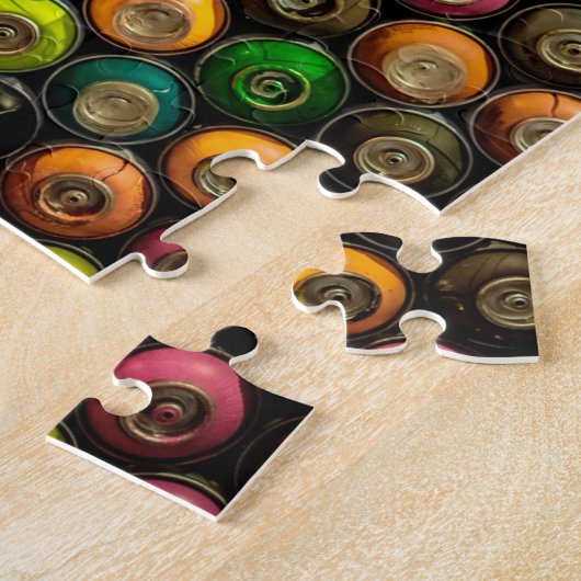 Puzzle Canettes de peinture à Spray (Côté)