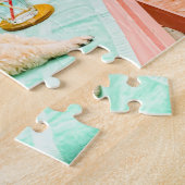 Puzzle Caniche sur chaise longue (Côté)