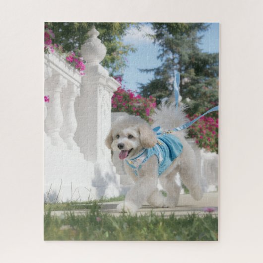 Puzzle Caniche Trotteur (Vertical)