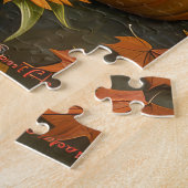 Puzzle Canne Corso Chien Moisson Automne Thankgiving (Côté)