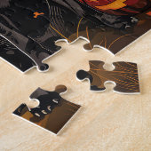 Puzzle Canne Corso Halloween Éffrayant (Côté)