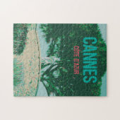 Puzzle Cannes Côte d'Azur Le Suquet illustration France (Horizontal)