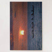 Puzzle Canoë de déclenchement de Big Island au coucher du (Vertical)