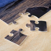 Puzzle Canoë de Outrigger au coucher du soleil sur la Big (Côté)