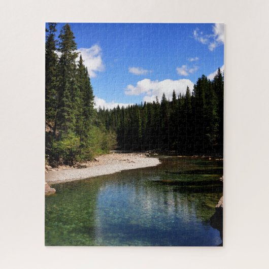 Puzzle Canoe Meadows Kananaskis Canada Photo (Vertical)