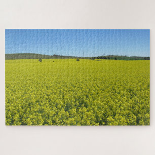 Puzzle canola jaune
