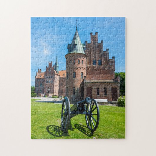 Puzzle Canon au château d'Egeskov (Vertical)