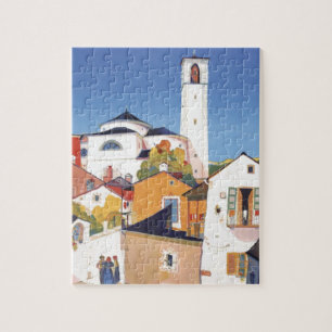 Puzzle Canton de Tessin vintage Suisse