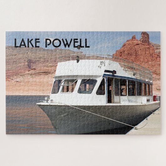 Puzzle Canyon Odyssey bateau, Lac Powell, Arizona (Horizontal)