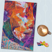 Puzzle Canyon semi -bstract art puizzle