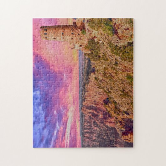 Puzzle Canyon Tower Arizona. (Vertical)