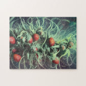 Puzzle Caoutchouc de fraise Cannabis (Horizontal)