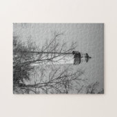 Puzzle Cap May Light b/w (Horizontal)
