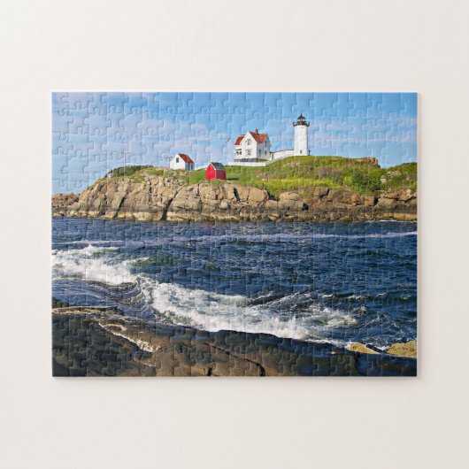 Puzzle Cap Neddick "phare de la protubérance", York Maine (Horizontal)