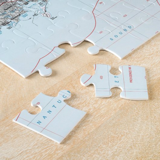 Puzzle Cape Cod Map (1986) (Côté)