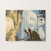 Puzzle Cape Cod Massachusetts Voyage Art Vintage (Horizontal)