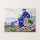 Puzzle Capitaine de la marine marchande et petit-fils (Horizontal)