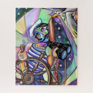 Puzzle Capitaine de Nuit Style Art Peinture originale