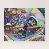Puzzle Capitaine de Nuit Style Art Peinture originale (Horizontal)