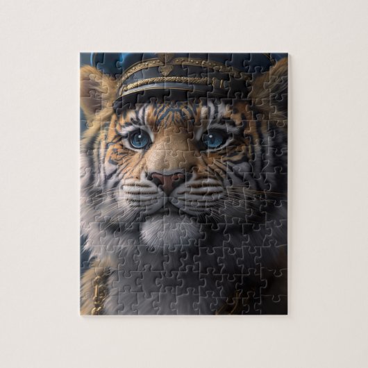 Puzzle Capitaine de pilote de tigre (Vertical)