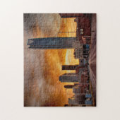 Puzzle Capitale de l'Oklahoma. (Vertical)