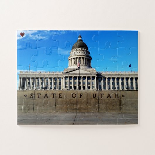 Puzzle Capitale d'État Utah (Horizontal)