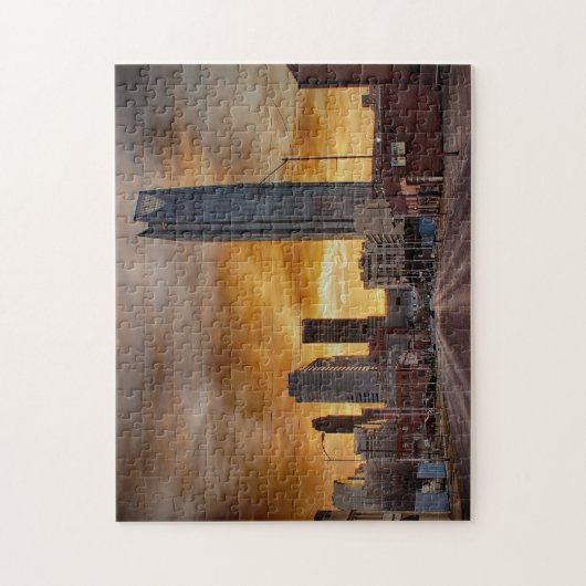 Puzzle Capitale d'Oklahoma. (Vertical)