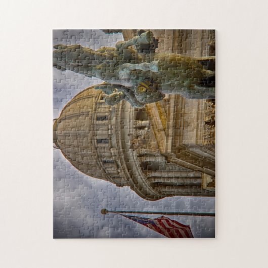 Puzzle Capitale Oklahoma. (Vertical)