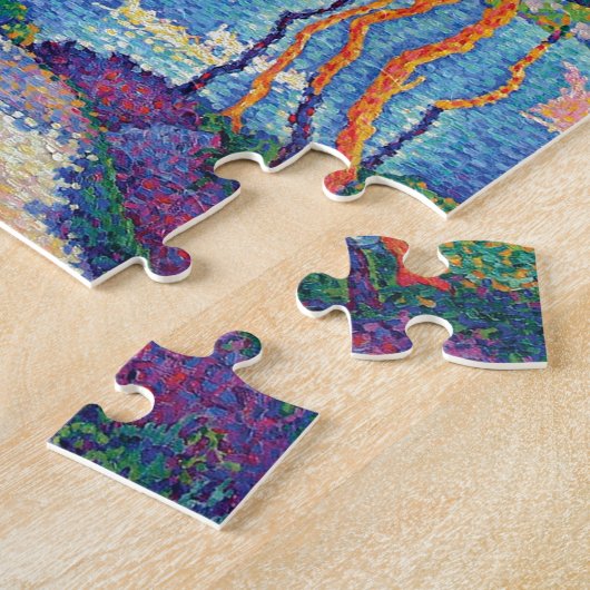 Puzzle Capo di Noli par Paul Signac (Côté)