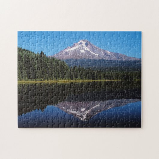 Puzzle Capot de bâti reflété dans le lac (Horizontal)
